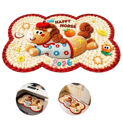 Produktbild von Badematte rutschfest 50x80 cm – Saugfähiger Badteppich, Weich & Pflegeleicht für Badezimmer und WC