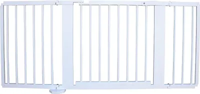 Produktbild von Absperrgitter Türschutzgitter Treppenschutzgitter massiv weiss 164cm