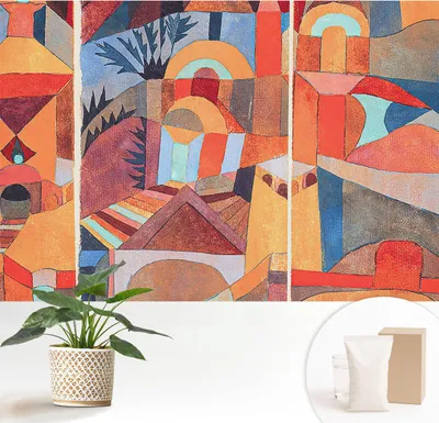 Produktbild von Fototapete  - 152x104 cm - Tapete - Wandtapete - Wandbilder  - Dekofolie - Tapete Folie - Wand - Dekoration - Wohnzimmer - Farbenfrohes Mosaik