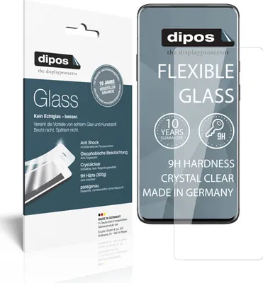 Obrázek produktu pro 1x ochranná fólie pro OnePlus 7 Pro 5G - Anti-Shock 9H film dipos Glass plastové sklo