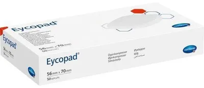 Produktbild von EYCOPAD Augenkompressen 56x70 mm unsteril