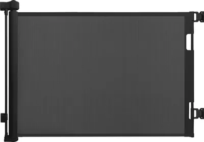 Image de Barrière de sécurité Relaxdays, barrière coulissante extensible jusqu'à 3 m, fixation par vis, sécurité enfants, barrière d'escalier, noir