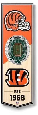 Zdjęcie produktu dla Baner stadionowy Cincinnati Bengals w 3D