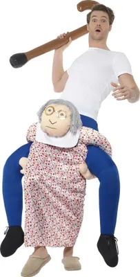 Produktbild von Smiffys - Huckepack-Kostüm für Herren/Damen Uni SM2002 (Einheitsgröße) (Bunt)