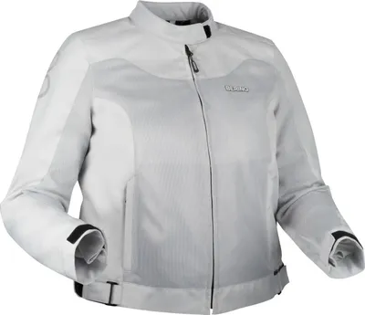 Productafbeelding van Bering Alias Mesh damesmotorfietsjas, textiel, lichtgrijs/blauw, maat 42