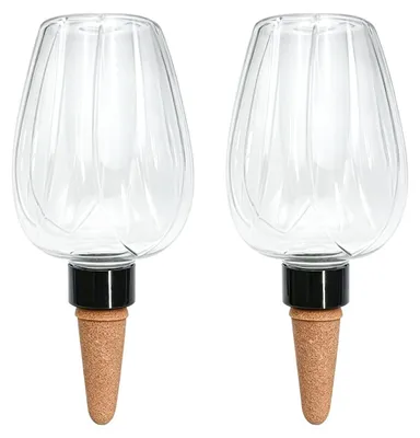 Bewässerungsbälle 2er-Set, 350 ml, Selbstbewässerung für Pflanzen