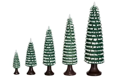 Produktbild von Ringelbaum mit Stamm grün/ weiß Holzbaum H= 8cm NEU