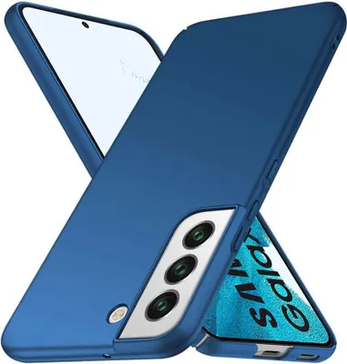 Produktbild von Galaxy S22 5G Hülle, Ultra Dünn Hart PC Matt Handyhülle Schutzhülle für Samsung Galaxy S22 5G Blau