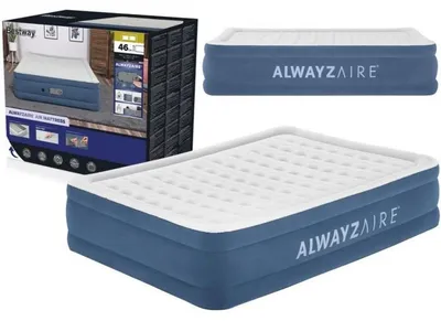 Zdjęcie produktu dla Bestway 67624 / 25, Podwójny materac, Rozmiar królewski, Prostokąt, Wewnętrzna, Wbudowana pompa powietrza
