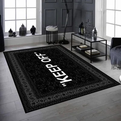 Produktbild von Conceptum Hypnose, Woopamuk001, Teppich (180 x 280), 70 % BAUMWOLLE / 30 % POLYESTER, Schwarz, 180 x 280 cm