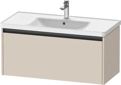 Produktbild von Duravit Ketho.2 Wastafelonderkast 98,4x45,5x44 cm Supermat Taupe