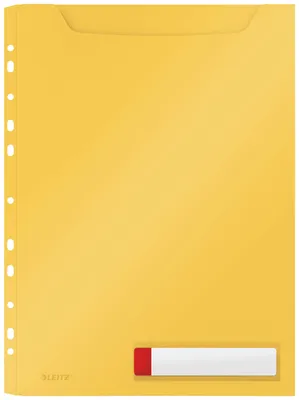 Produktbild von Leitz 46680019, 210 x 297 mm (A4), Gelb, Polypropylen (PP), Matt, Porträt, Oben