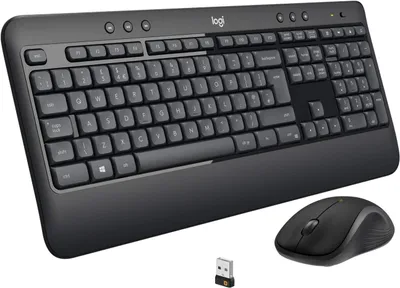 Produktbild von Logitech MK540 Advanced - Tastatur-und-Maus-Set - kabellos - 2.4 GHz - QWERTY - Spanisch