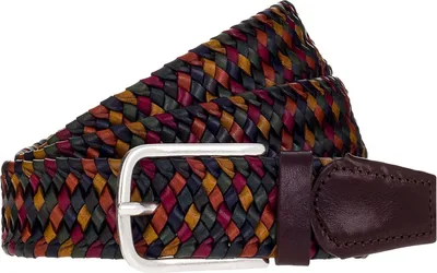 Immagine prodotto di Vanzetti Pelle cintura Braided Men's Belt 35 mm W90 Multicolour multicolore