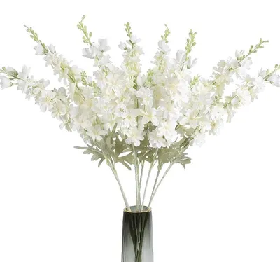 Obrázek produktu pro Umělé květiny, dvouksdílná kytice, ideální pro svatby a domácí dekorace, BÍLÁ, 85 cm, 2 kusy