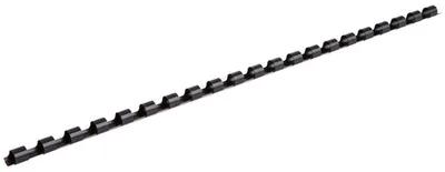 Zdjęcie produktu dla Hřbet plastový 6 mm, 11-20 listů, černý, 200 ks