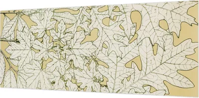 Produktbild von Wandtapete - Dekorative Tapete für Wohnzimmer- Tapetenfolie für Wanddekoration - 208x146 cm - Baumblätter