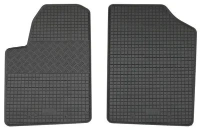 Gummifußmatten Set 2-teilig für Citroen Berlingo (4/1999-2007), schwarz