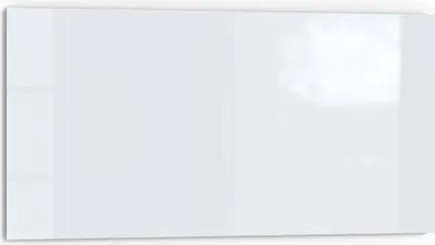 Produktbild von DEQORI Küchenrückwand Glas 80x40 cm 'Hellgrau' Spritzschutz Bad Rückwand Küche