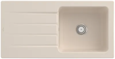 Produktbild von Villeroy & Boch Keramikspüle 336001FU, Architectura 60 Einbauspüle - inkl.