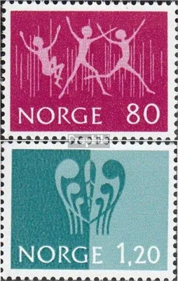 Produktbild von Briefmarken Norwegen 1972 Mi 645-646 (kompl.Ausg.) postfrisch Briefmarken