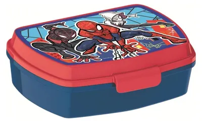 Zdjęcie produktu dla Spiderman Mob Rules – zabawne plastikowe pudełko na kanapki