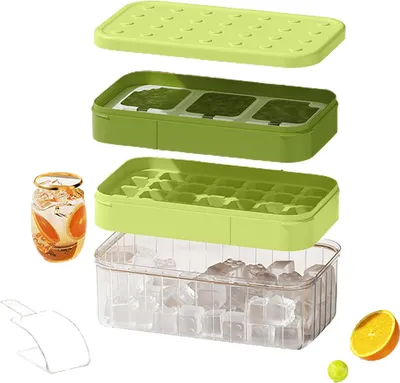Obrázok produktu pre Silikónové formy na kocky ľadu s vekom - rýchle a účinné - 1 kus - modré - silikónové