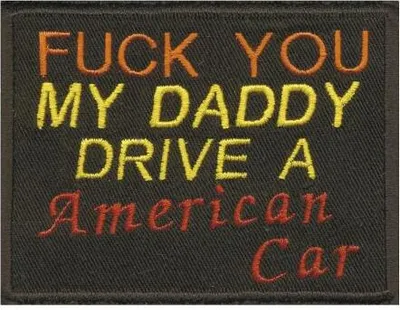 Produktbild von Aufnäher - FUCK YOU... - 06058 - Gr. ca. 10 x 8cm - Patches Stick Applikation