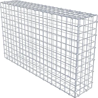 Produktbild von Gabione 100 cm x 60 cm x 20 cm (L x H x T), Maschenweite 5 x 5 cm, Spiralring