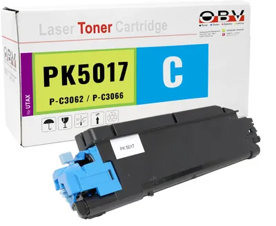 Produktbild von UTAX PK-5017 kompatibler Toner Cyan - Triumph-Adler Utax P-C3062dn P-C3062i P-C3066i MFP
