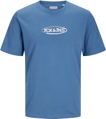 Produktbild von Jack & Jones Oliver Kurzarm-t-shirt Blau L Mann Blau L