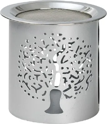 Produktbild von Räucherstövchen Baum des Lebens silber Höhe 8 cm