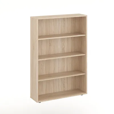 Produktbild von Offenes Bücherregal mit 4 Einlegeböden für Wohnzimmer oder Büro