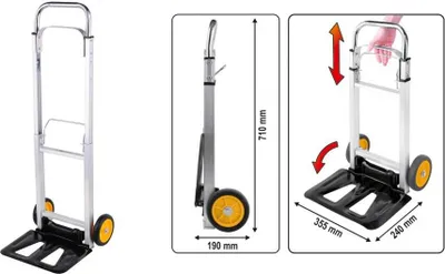 Produktbild von Vorel Klappbarer Lagerwagen 90Kg 78661