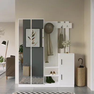 Immagine prodotto di Skye Decor, Dd8-W, armadietti, piantana, bianco, 147,2 x 179,7 x 37,5 cm