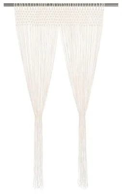 Obrázok produktu pre Záves z macramé, 140x240 cm, bavlna, krémová farba