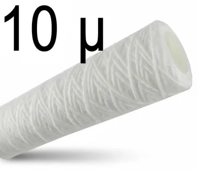 Produktbild von 20' (Zoll) Sediment Wasserfilter gewickelt - Slim - 10 µm - aus Polypropylen