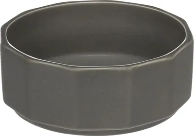 Image de Flamingo gamelle pour boire et manger Valerio ronde grise, capacité : 300 ml