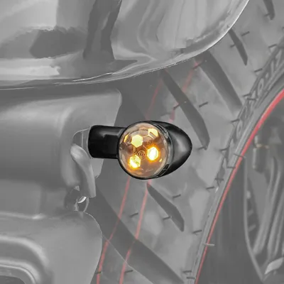 Obrázek produktu pro LED indikátor motocyklu # BL3 pro chopper s E-značkou tónovaný