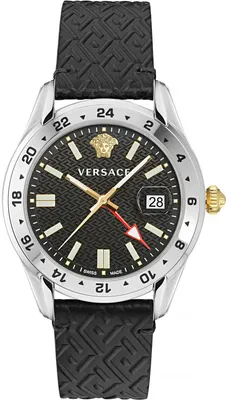 Obrázok produktu pre Versace - VE7C00123 - Náramkové hodinky - Pánske - Kremeňové - Greca Time GMT