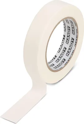 Produktbild von Abdeckband Weiß 24 mm × 50 m – Malerband mit wasserbasiertem Klebstoff – Rückstandsfrei entfernbar – Für Maler- und Abklebearbeiten [11086A]