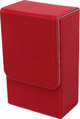 Obrázek produktu pro Tarot Storage Box s Sun Moon Design Velká velikostPolyuretankožené tarotové karty Box pro univerzální standardní velikosti tarotových karet (červená )
