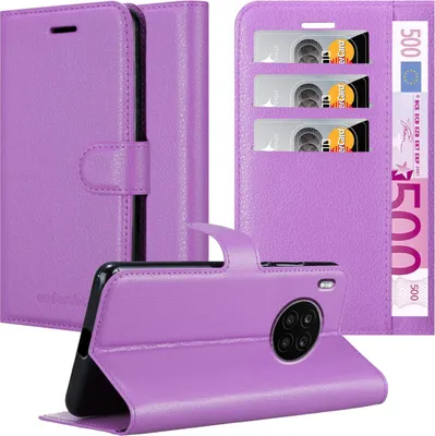 Obrázok produktu pre Cadorabo Puzdro pre Honor 50 LITE Ochranné puzdro v fialovej farbe Puzdro na mobil s magnetickým zatváraním