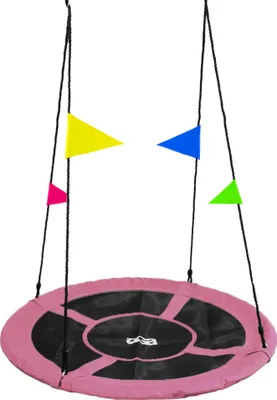 Immagine prodotto di Aga Cerchio sospeso da 120 cm Rosa con bandiere