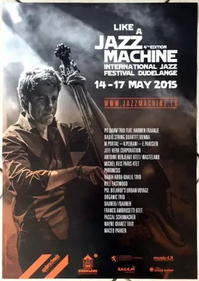 Image de JAZZ Machine Festival - AFFICHE / POSTER - 40x60cm