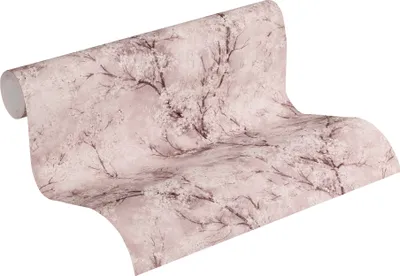 Zdjęcie produktu dla Livingwalls tapeta w kwiaty New Walls tapeta w kwiaty Cosy & Relax tapeta z włókniny różowy brązowy biały 10,05 m x 0,53 m