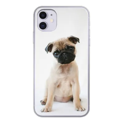 Produktbild von MuchoWow® Handyhülle Schutzhülle Hülle für iPhone 11 Hund - Haustiere - Porträt Silikon Softcase Handy Hülle - Handytasche