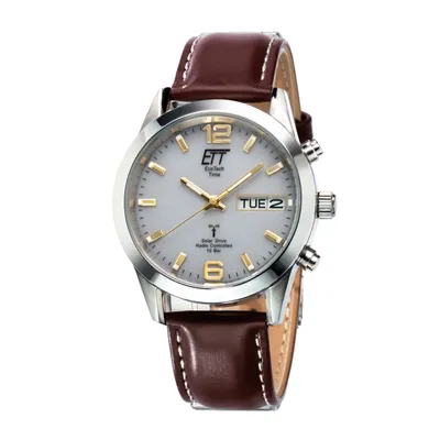 Obrázok produktu pre Pánske hodinky s rádiom riadeným solárnym strojčekom - Eco Tech Time Model: EGS-11248-12L
