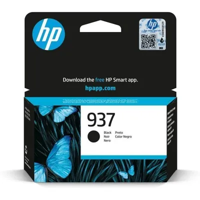 Obrázek produktu pro HP 937 černá inkoustová kazeta, originální, 800 stran, inkoustová tiskárna, pro OfficeJet Pro 9110, 9120, 9130, 9720, 9730
