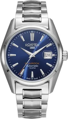 Produktbild von Herrenuhr ROAMER 210665 41 45 20 in klassischem Marineblau zum Schwimmen.